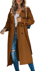 Langer Oversize Trenchcoat mit doppelter Knopfleiste Simona – Bild 3