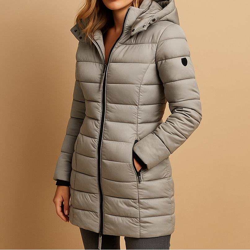 Slim-Pufferjacke in mittlerer Länge Damen Matilde – Bild 2
