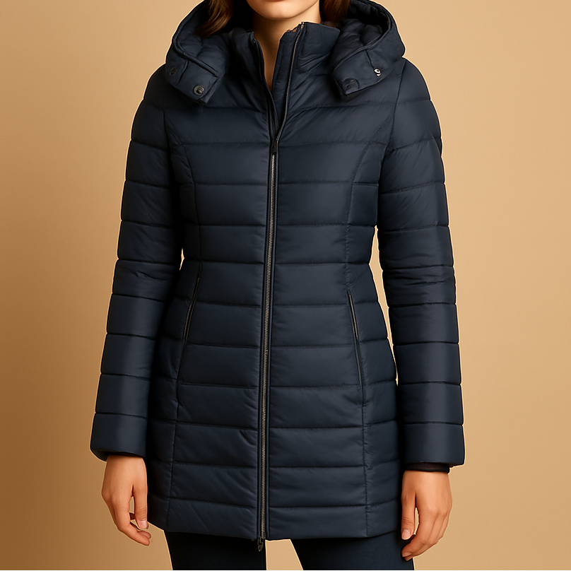 Slim-Pufferjacke in mittlerer Länge Damen Matilde – Bild 4