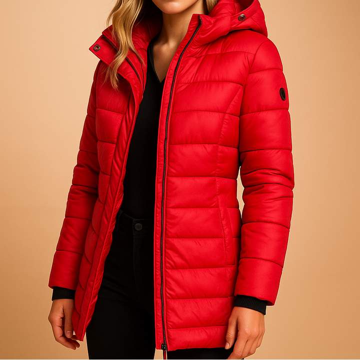 Slim-Pufferjacke in mittlerer Länge Damen Matilde – Bild 5